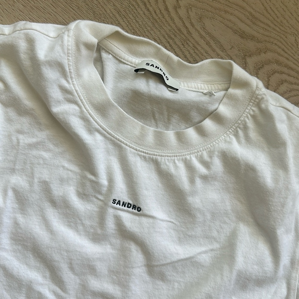 White Sandro T shirt